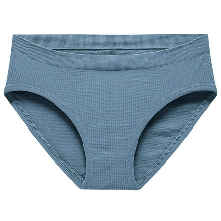 

Ykohkofe Womens Abdominal Low Waist Seamless Elastic T Pants Seamless Solid Color Waist Thin Panties