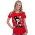 thumbnail image 4 of Kanji Style Retro Cartoon I'm a Boop Women's T Shirt Ladies Tee Brisco Brands L, 4 of 5