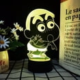thumbnail image 1 of Lámpara nocturna 3D Illusion Crayons Shin Chans Anime Decor, 1 of 1