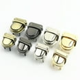 thumbnail image 3 of crativent Metal Handbag Clasp Backpack Shoulder Pack Portable Lock Buckle Wallet Silver, 3 of 6