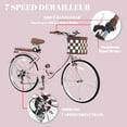 thumbnail image 6 of Bstjewey 26 Inch Cruiser Bike for Women, 6 of 9