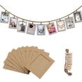 thumbnail image 3 of 6 Inch Clip Photo Holder with 10 Clothespin Clips for Home Decoration, Baby Shower, and Birthday Party, 3 of 7