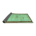 thumbnail image 2 of Ahgly Company Indoor Rectangle Abstract Turquoise Blue Modern Area Rugs, 4' x 6', 2 of 4