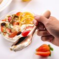 thumbnail image 2 of Hyasfey Dessert Spoon Stainless Steel Serving Spoon with Ergonomic Handle Versatile Kitchen Utensil for Home, 2 of 8