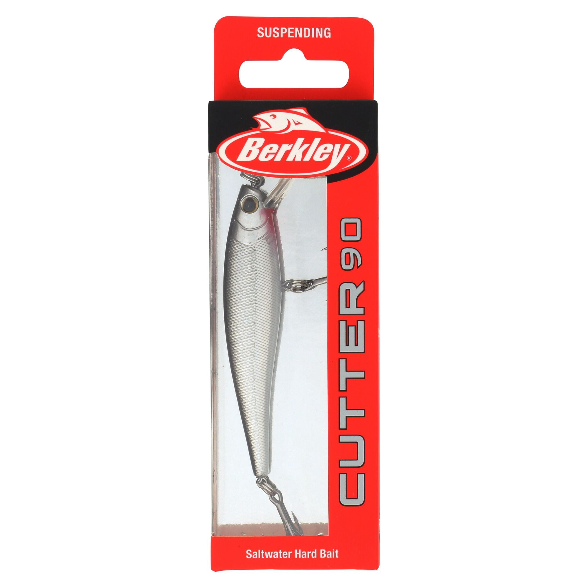 Berkley Cutter Saltwater, 3.5 in, Jerkbaits, Black Silver (1 Count)