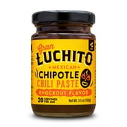 Gran Luchito Mexican Chipotle Chili Paste, 3.5 oz, Jar.  All Natural & GMO Free