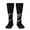 2 Black-2, variant on French Bulldog Knee Socks, High Socks Long Stretchy Sock Women Knee High Stocking, Long Socks for Women