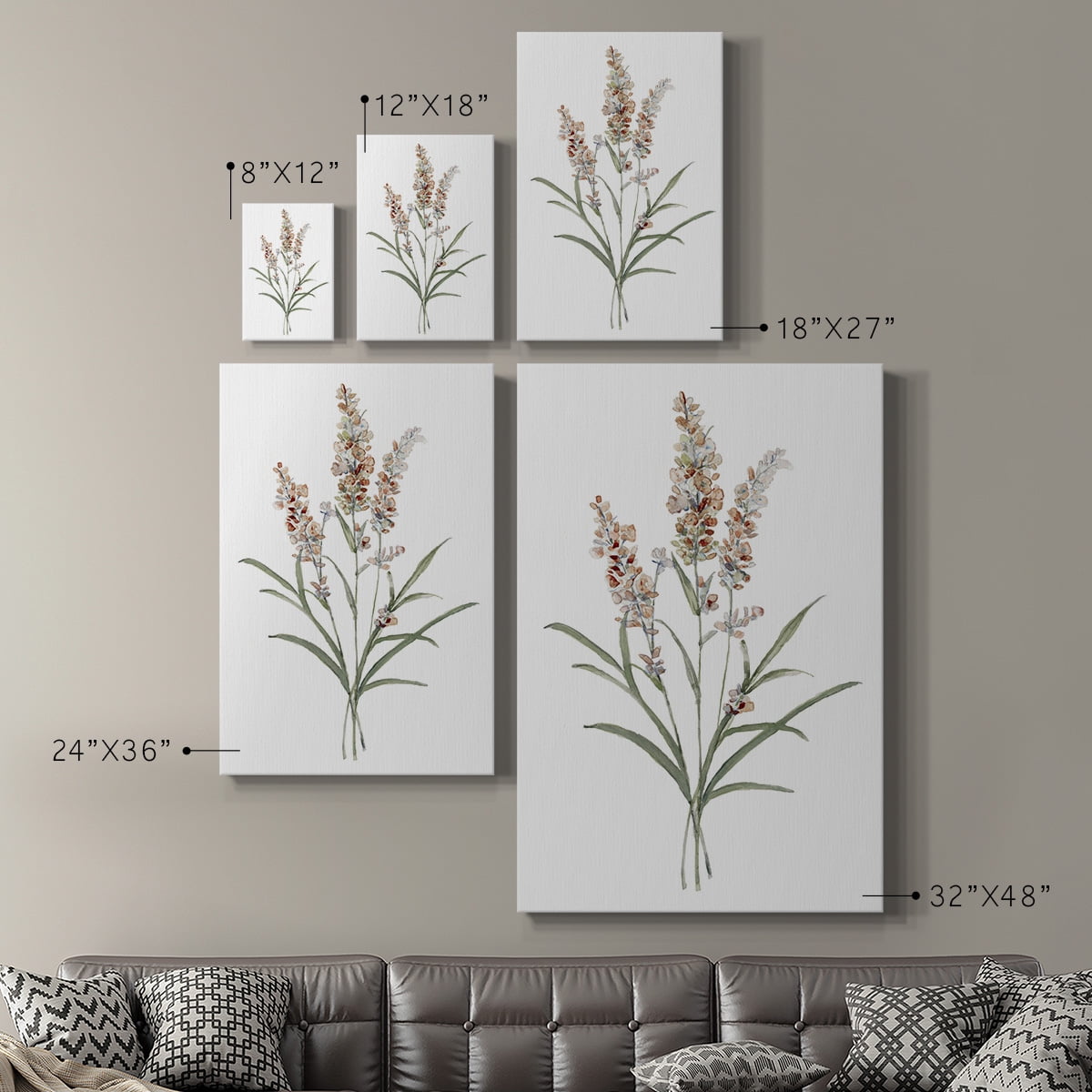 Dainty Botanical I Premium Gallery Wrapped Canvas - Ready to Hang
