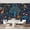 Color 3, variant on Wall Mural Peel and Stick Autumn Riverside Chinoiserie Red Maple Trees Golden Sunset Misty Self-Adhesive Wallpaper Removable Wall Decal Wall Sticker Home Decor for Living Room Bedroom 100"x144"