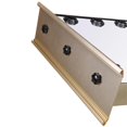 thumbnail image 6 of Byootique Large Hollywood Vanity Mirror with 10 LED Lights Lamp Tabletop 20"x26" Makeup Mirror Dimmable Switch with Power for Bedroom Backstage Salon(Gold), 6 of 10
