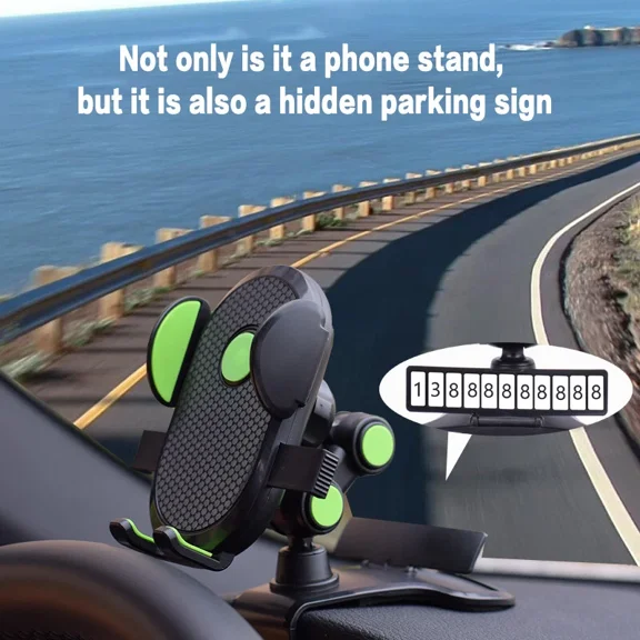 Car Phone Bracket 360 Degree Rotating Dashboard Bracket Compatible For All Phone