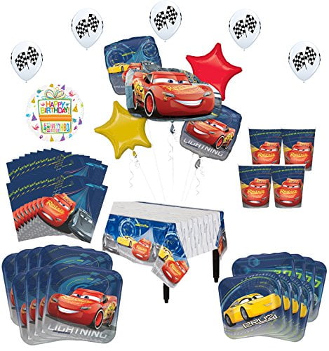 Disneys Cars Foil Balloons 18/" Kids Birthday Party Decoration