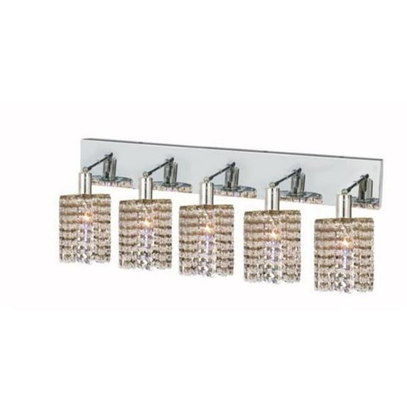 PWG Lighting - Lighting By Pecaso 1093W-O-R-CL-EC Wiatt Heirloom Grandcut Crystal Vanity Light, Chrome