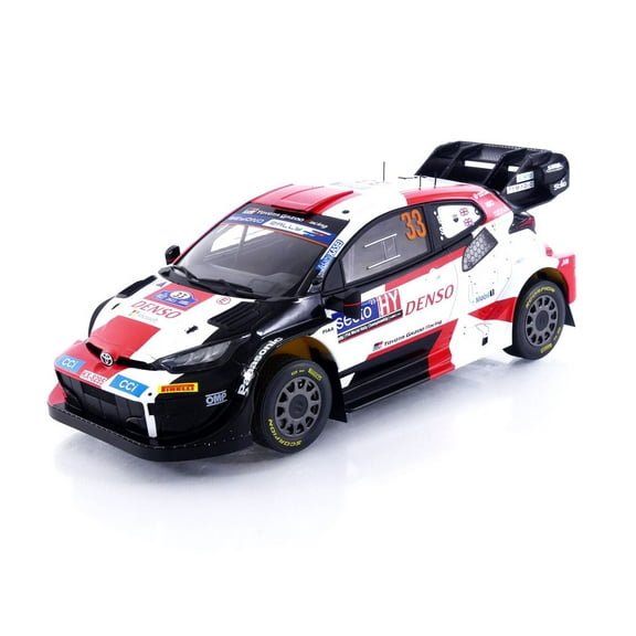 Toyota GR Yaris Rally1 Hybrid #33 Elfyn Evans - Scott Martin Winner "Rally Finland" (2023) 1/18 Diecast Model Car by IXO Models
