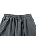 thumbnail image 5 of LADIGASU Men's Solid Color Polyester Outdoor Casual Sports Ice Silk Shorts, 5 of 8