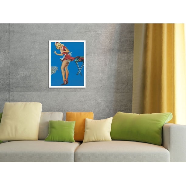 Fresh Lobster - Vintage Pin Up Girl Print by Gil Elvgren c.1944