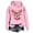 Pink, variant on Fiaer Christmas Women Hoodie Cute Reindeer Graphic Long Sleeve Hooded Sweatshirts Casual Plus Size Fashion Comfy Tops Pink XL