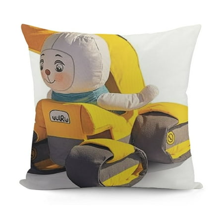 Excavator Toy Figure, Plush Construction Stuffed Truck, Interactive Excavator Truck Toy for Toddlers