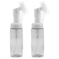 thumbnail image 1 of Dispensador portátil de jabón espumoso de plástico de 2 piezas con boquillas de 60 ml para lavado facial y corporal, tamaño de viaje, para artículos de tocador y cuidado de la piel, 1 of 8