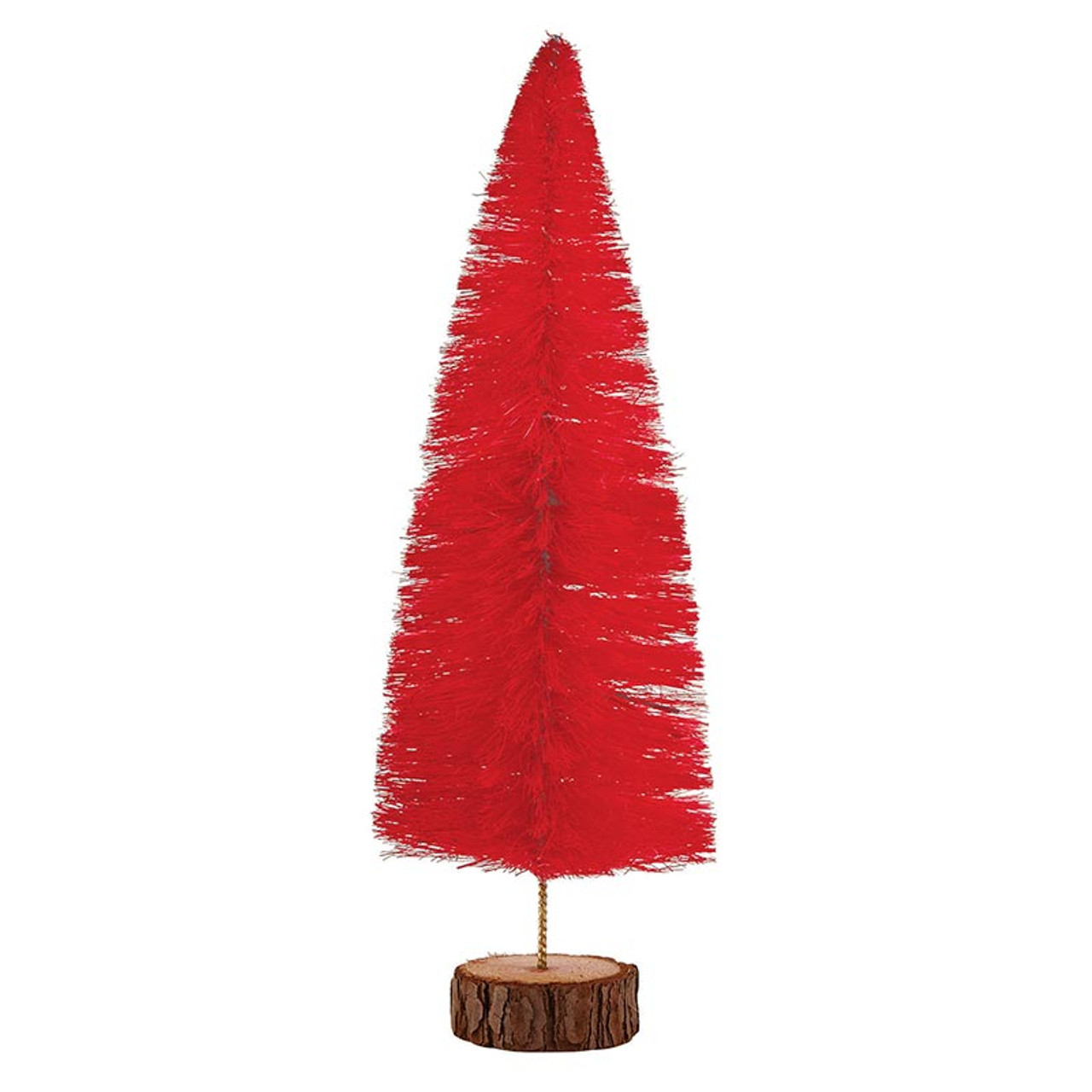 Bottle Brush Tree in Red Large Holiday Decor