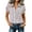 Multicolor, variant on Women's Short Sleeve Summer New Cross Border Fashion Stripe Shirt