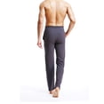 thumbnail image 4 of SWSMCLT Men's Yoga Sweatpants Straight Leg Drawstring Long Pants Gym Thin Soft Stretch Yoga Pants Grey X-Small, 4 of 4