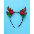 thumbnail image 5 of DPOIS Kids Girls Christmas Costume Dress Outfit Cartoon Elk Mesh Tutu Skirt, 5 of 7