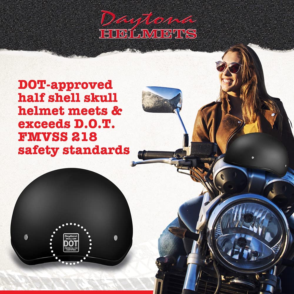 Daytona Helmets Half Skull Cap 