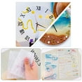 thumbnail image 5 of Aellinatey Clock Roman Arabic Numeral Mold Silicone Epoxy Resin Pendant Mold for Crafts, 5 of 15