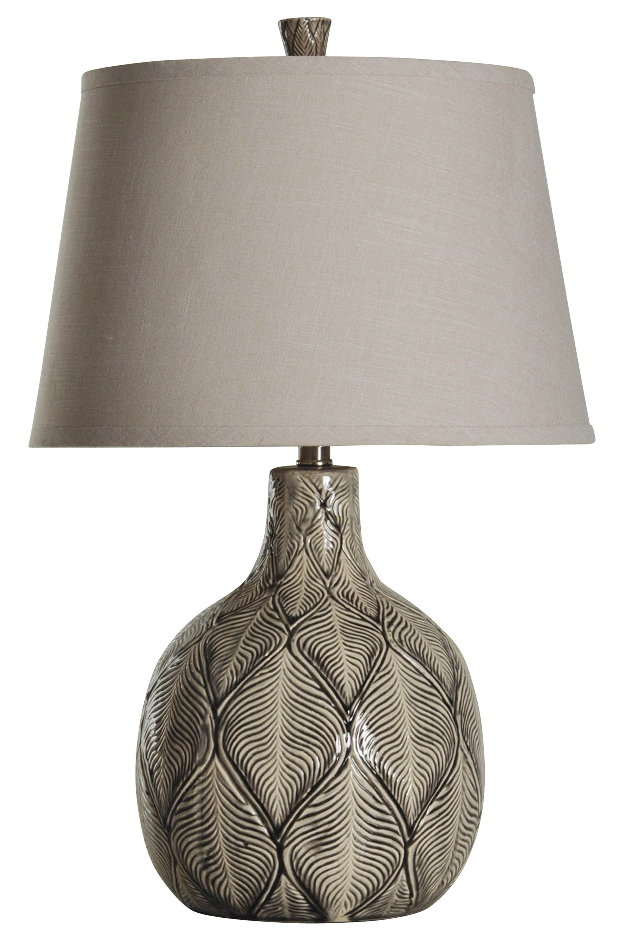 Stylish Jane Table Lamps Ceramic Ivory Shade Fabric Living Bedroom Bedside Light 