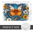 thumbnail image 2 of Honeii Spring Butterfly Flowers Pattern Door Mat, Welcome Door Mats Outdoor Indoor, Stain and Fade Resistant, Non-Slip Entry Matfor Bedroom, Bathroom, Kitchen, 2 of 7