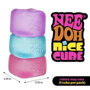 Nee doh Nice Cube, Satisfying Square Shaped Sensory (1 piece random color)