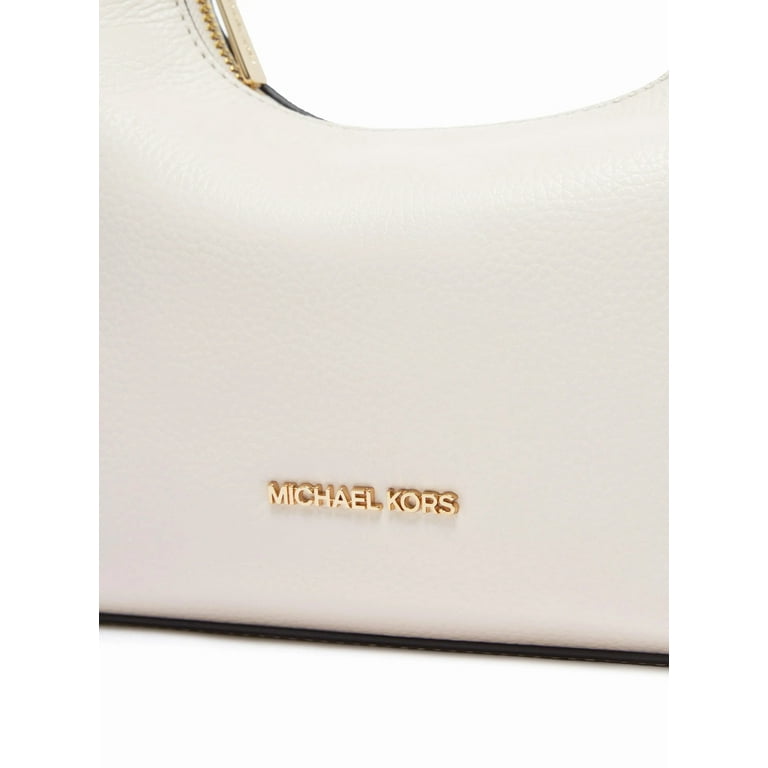 Michael Kors Women's Ember Small Pebbled Leather Top Zip Satchel