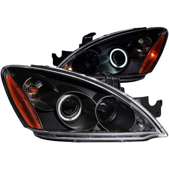 Headlight Set - Compatible with 2004 - 2006 Mitsubishi Lancer 2005