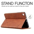 thumbnail image 3 of Dteck Case for Samsung Galaxy Tab A 8.4" SM-T307 (2020 Released), Luxury Leather Rhombus Patterned Wallet Card Holder Cover Folio Protective Kickstand Cover,Brown, 3 of 5