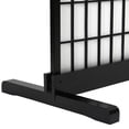 thumbnail image 4 of Room Divider Stand Black 3 Panel, 4 of 7