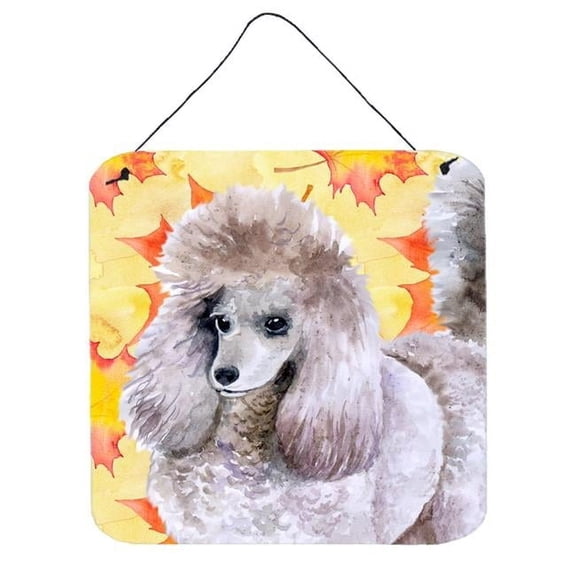 Poodle Fall Wall or Door Hanging Prints