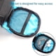 thumbnail image 4 of Wosthever Bolsa para asiento trasero de bicicleta con raya reflectante, portaequipajes resistente al desgaste, bolsa de almacenamiento Type3 NO3, 4 of 6