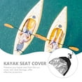 thumbnail image 3 of OULII Kayak Storage Compartment Cover 1Pcs Silver Fabric Coating 38.8*22.6in, 3 of 7