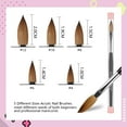 thumbnail image 6 of Saviland 5Pcs Acrylic Nail Brushes Set - Acrylic Nail Art Brush for Acrylic Application(Size #4#6#8#10#12), 6 of 7