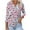 Light Blue Plus Size Blouse for Women_v, variant on CYMMPU Blouses for Women Dressy Casual V Neck Tunic Tops Fall Fashion Shirts 3/4 Sleeve Loose Fit Floral Pattern Spring Tops Business Elegant Work Topss M