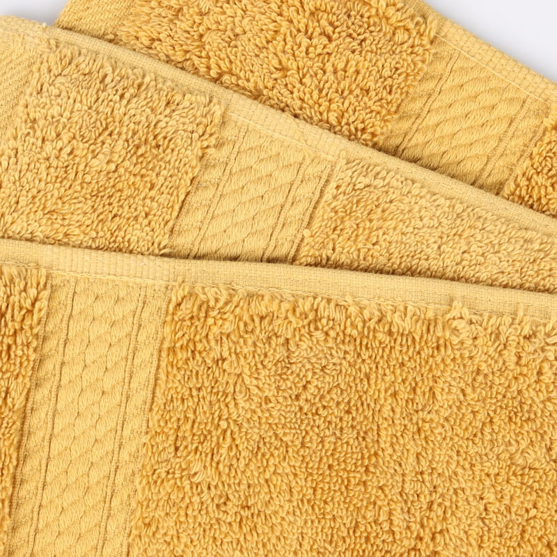 Superior 800 GSM Egyptian Cotton 4-Piece Hand Towel Set, Soft Ultra Absorbent Towels, Stone