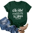 thumbnail image 4 of YDLCAFD T-Shirts Décontractés pour Femmes Imprimés Col Rond Manches Courtes Tunique Blouse, 4 of 4
