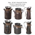 thumbnail image 4 of Transemion Stylish And Versatile Flower Vase Functional And Decorative Rustic Metal Milk Jug Metal Milk Jug Vase Iron Rustic Vase type 5 1Set, 4 of 6