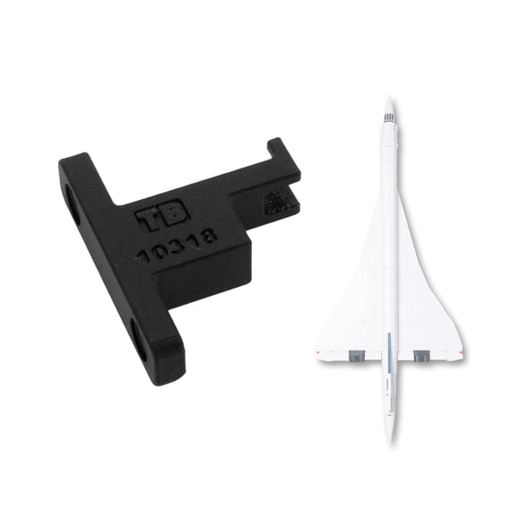 Soporte de Pared Technically Built TBMNT10318 compatible con Lego Icons Concorde 10318