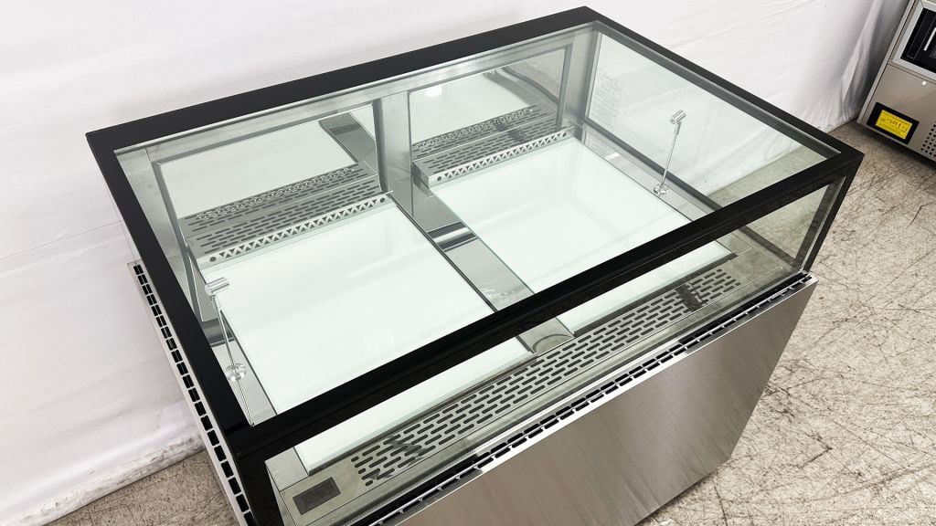 48" Luxury Commercial Refrigerated Bakery Display Case, Cake Showcase Refrigerator with LED Lighting, ETL Certified