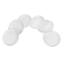 Moluckfu White Round Cup Covers for Home Use 100Set 3.0x3.0x0.8in