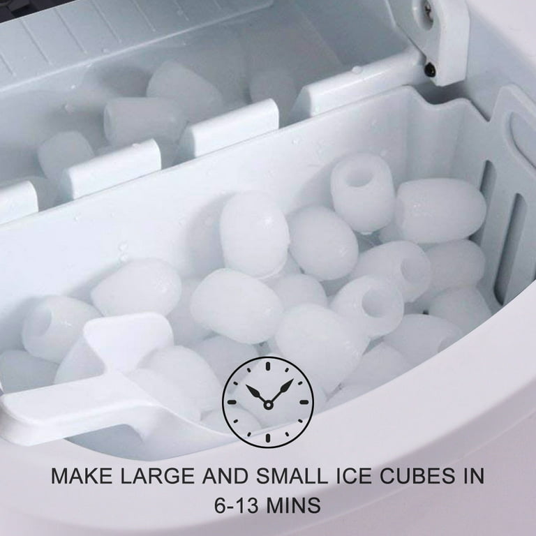 Costway Stainless Steel Ice Maker Machine Countertop 48Lbs/24H Self-Clean  with LCD Display