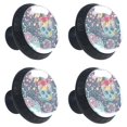 thumbnail image 1 of 4 Pcs Skull Knobs for Kitchen Cabinet Cupboard Dresser Bookcase Drawer Pulls Handles Round Home Decor, 1 of 5