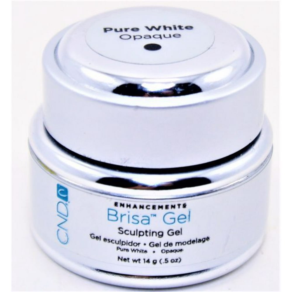 CND CND Brisa UV Nail Sculpting Gel Pure White Opaque 0.5 oz